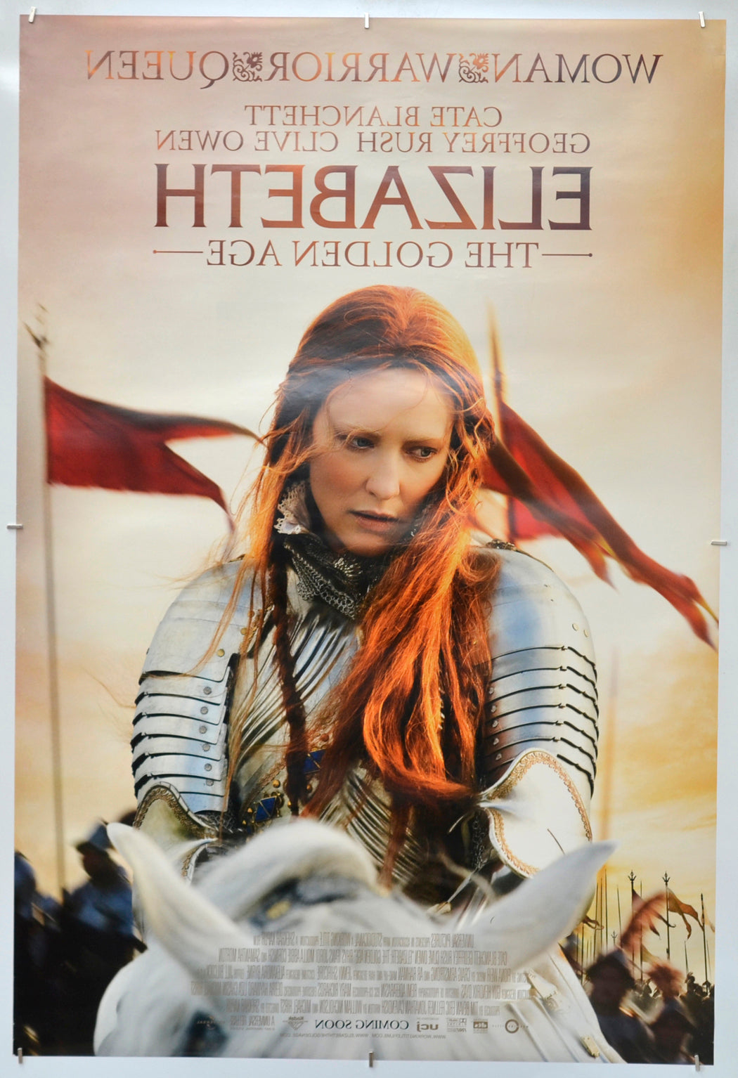 Elizabeth - The Golden Age (Back) Cinema One Sheet Movie Poster