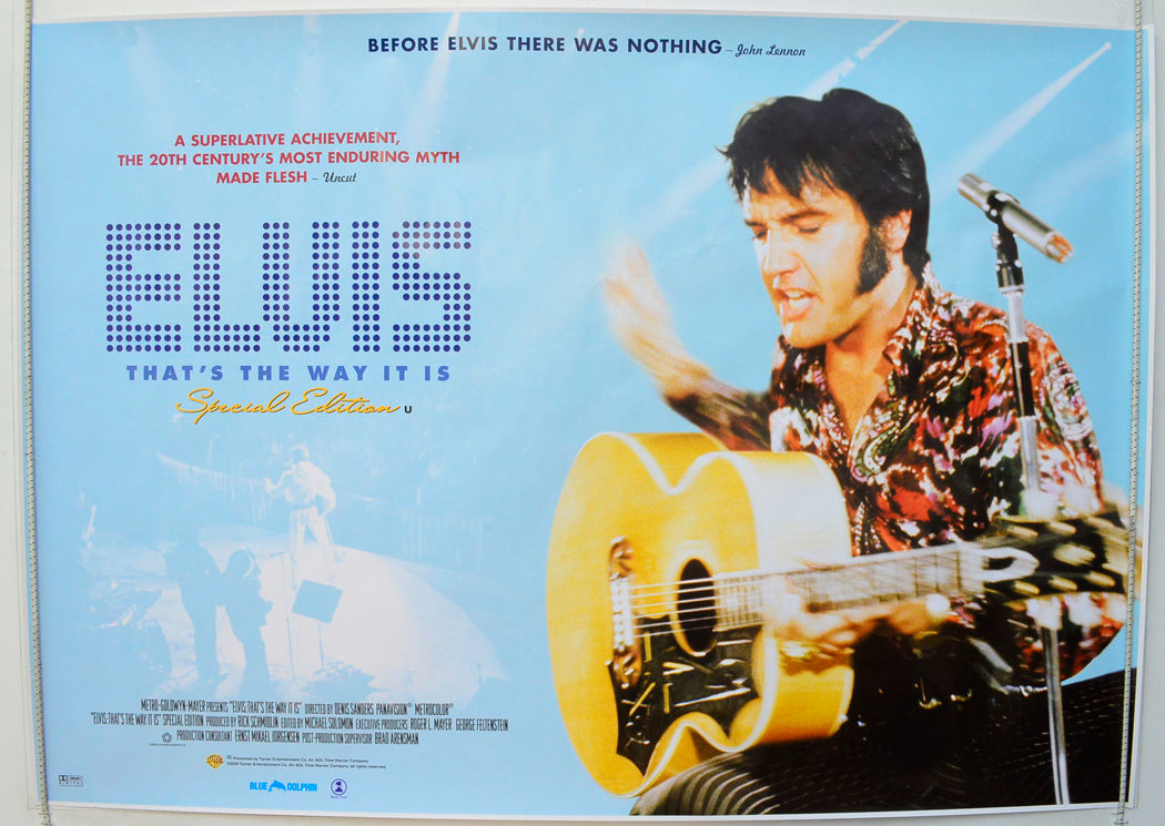 Elvis - That's The Way It Is Original British Quad Poster - Film Poster - Movie Poster
