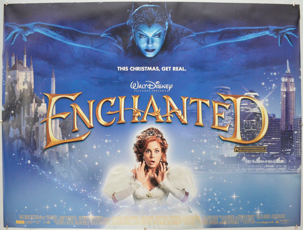 Enchanted (Teaser / Advance Version) Original Quad Poster - Film Poster - Movie Poster