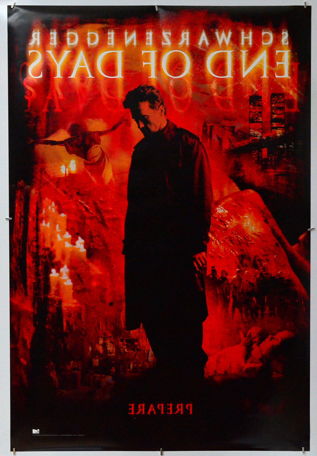 End Of Days (Back) Cinema One Sheet Movie Poster