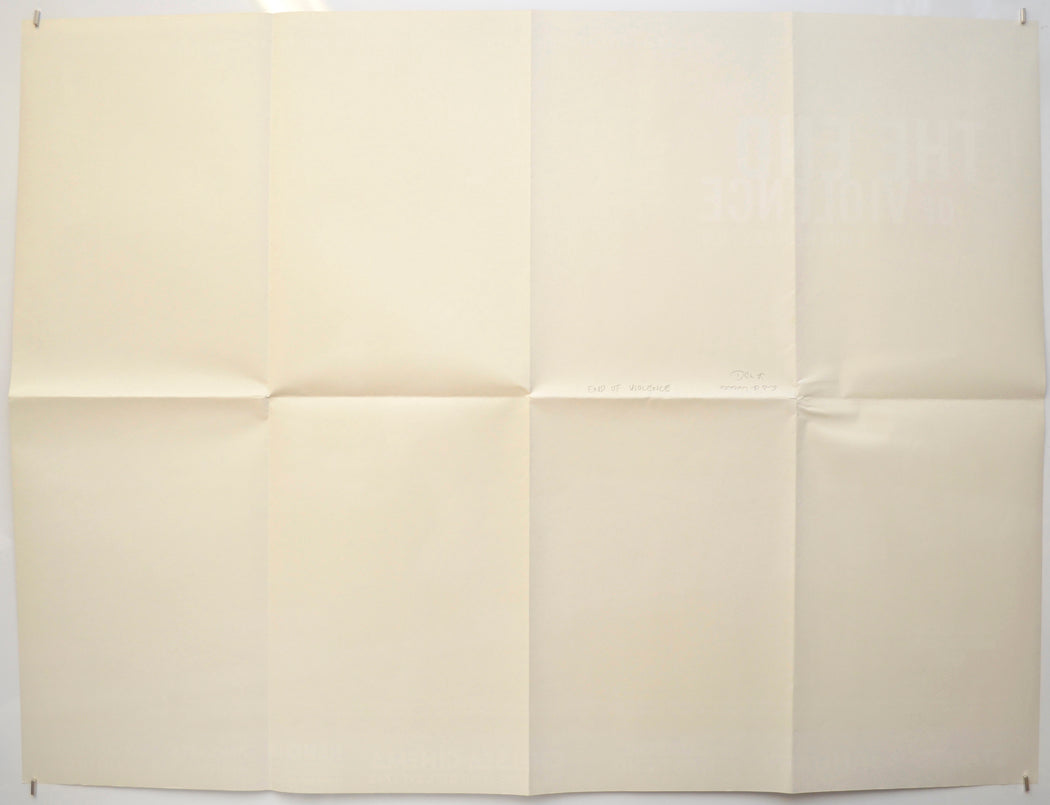 THE END OF VIOLENCE (Back) Cinema Quad Movie Poster