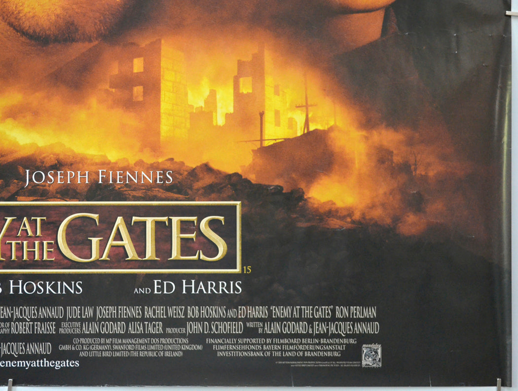 ENEMY AT THE GATES (Bottom Right) Cinema Quad Movie Poster
