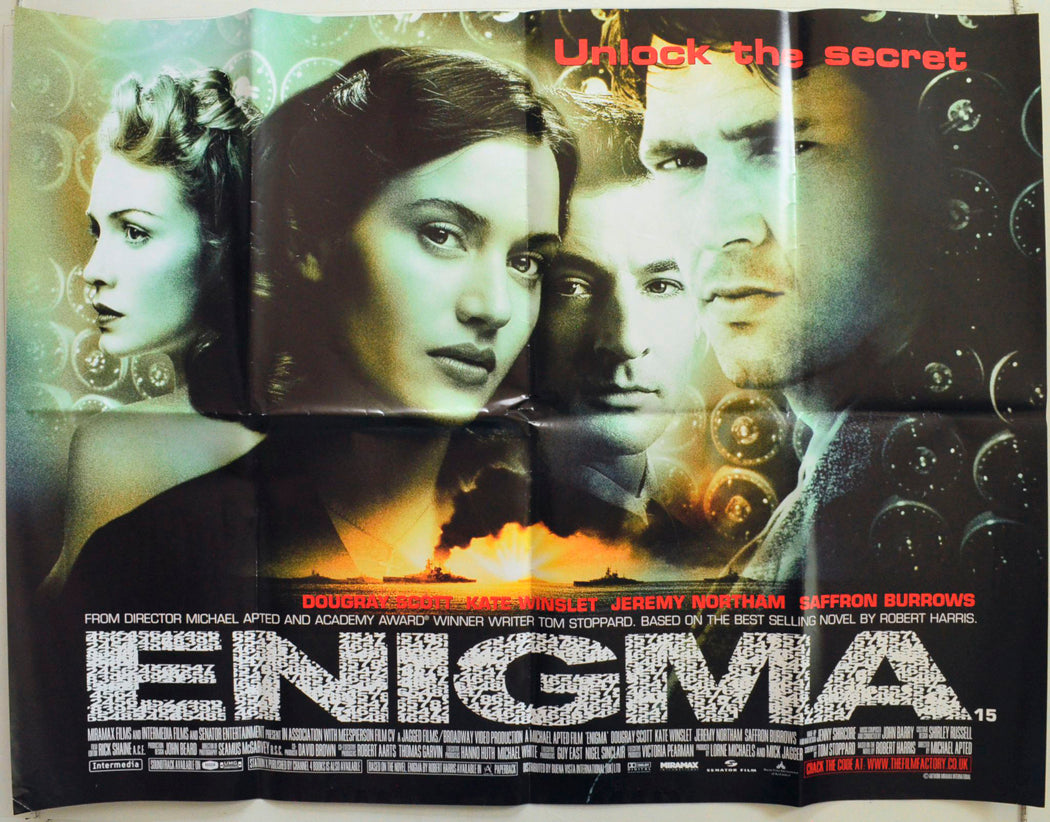 Enigma Original British Quad Poster - Film Poster - Movie Poster