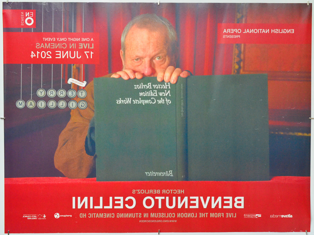English National Opera Presents - Benvenuto Cellini (Back) Cinema Quad Movie Poster