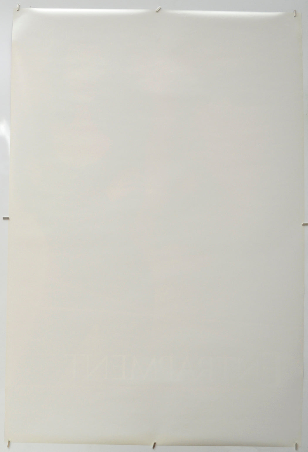 ENTRAPMENT (Back) Cinema One Sheet Movie Poster