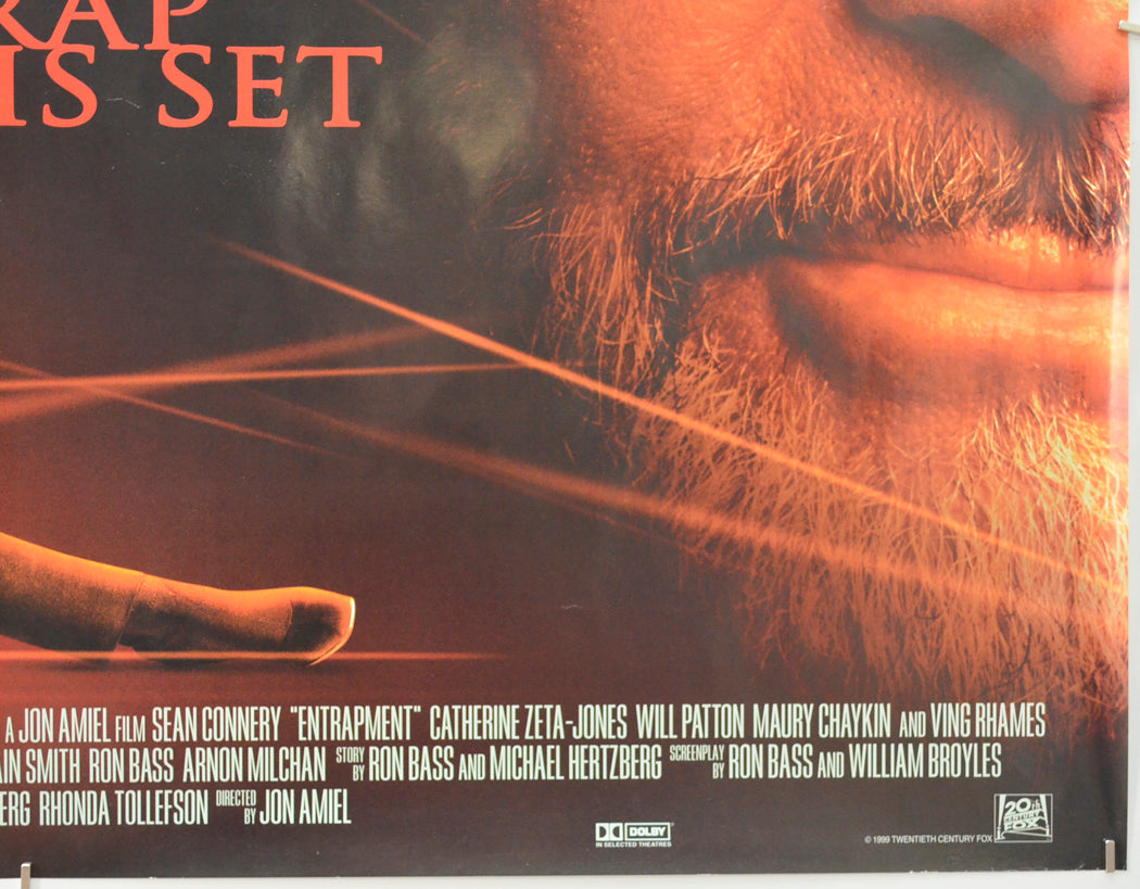 ENTRAPMENT (Bottom Right) Cinema Quad Movie Poster