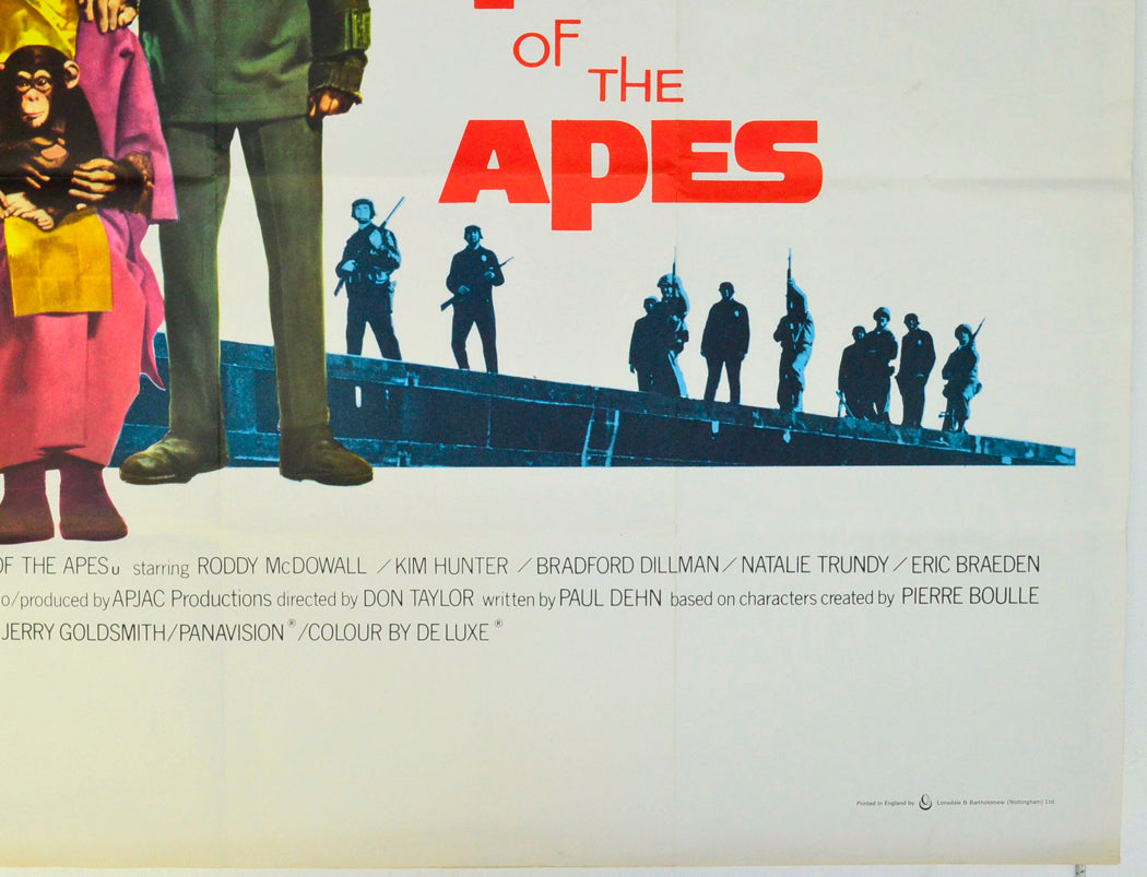 ESCAPE FROM THE PLANET OF THE APES (Bottom Right) Cinema Quad Movie Poster