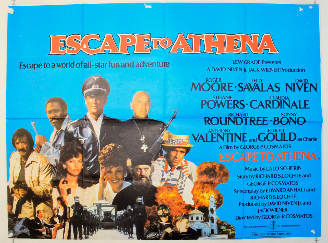 Escape To Athena Original British Quad Poster - Film Poster - Movie Poster