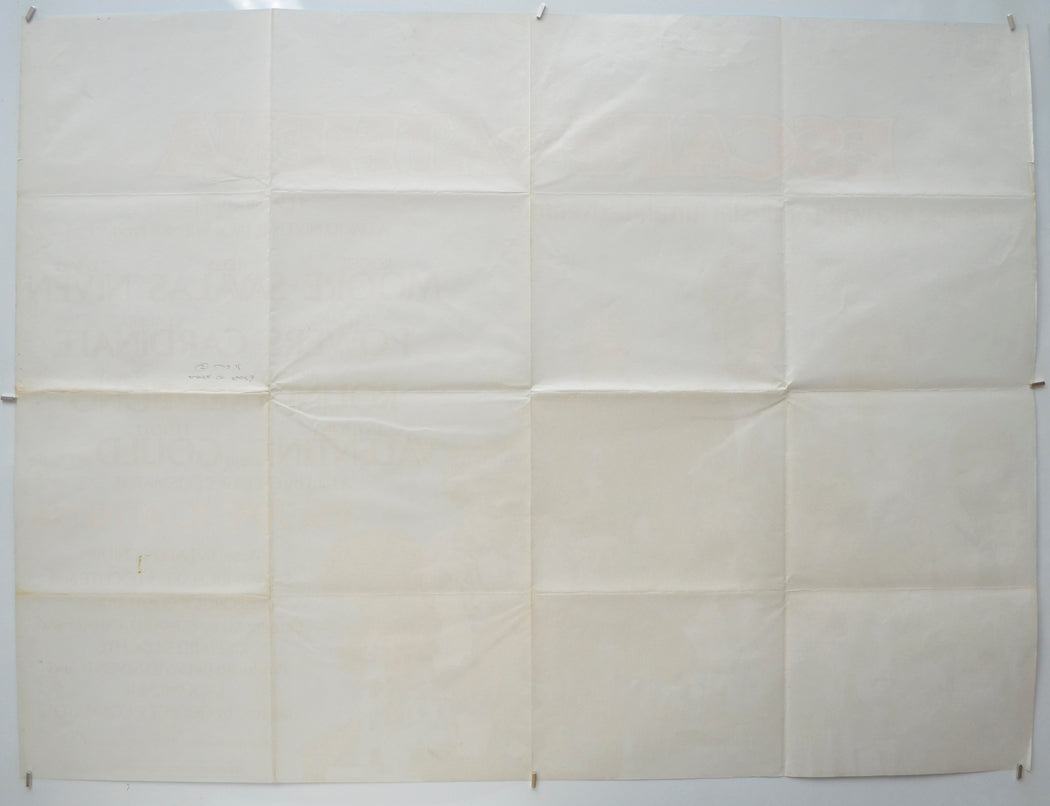 ESCAPE TO ATHENA (Back) Cinema Quad Movie Poster