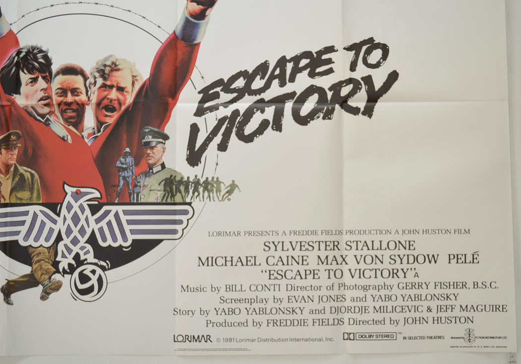 ESCAPE TO VICTORY (Bottom Right) Cinema Quad Movie Poster