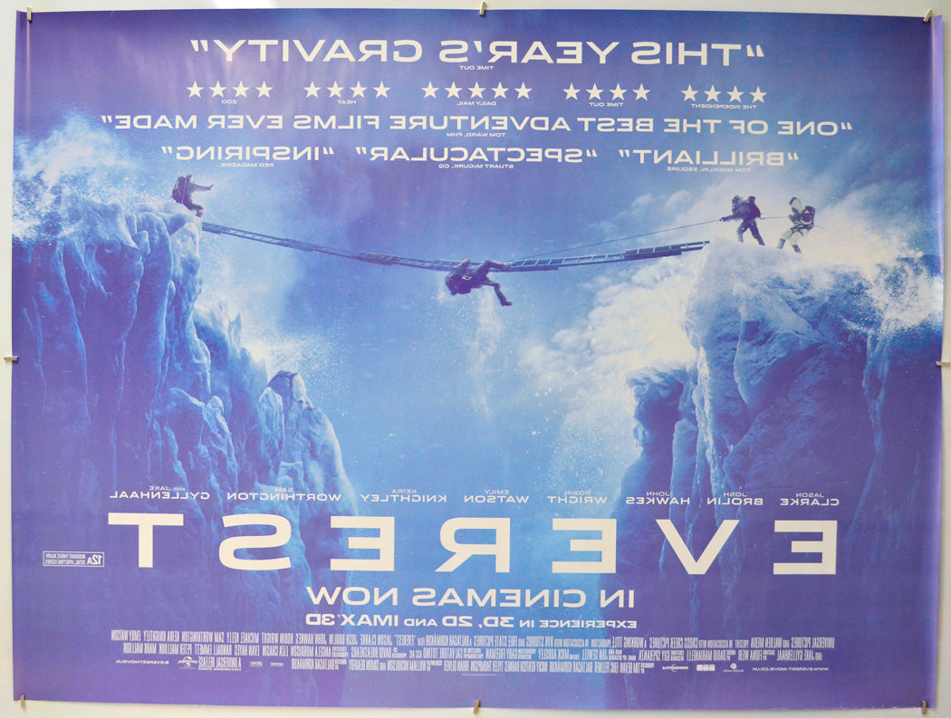 Everest (Back) Cinema Quad Movie Poster