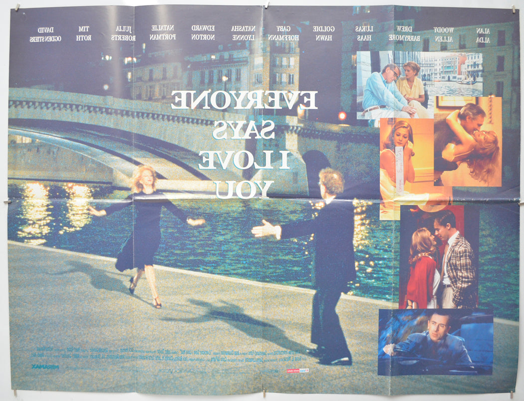 EVERYONE SAYS I LOVE YOU (Back) Cinema Quad Movie Poster
