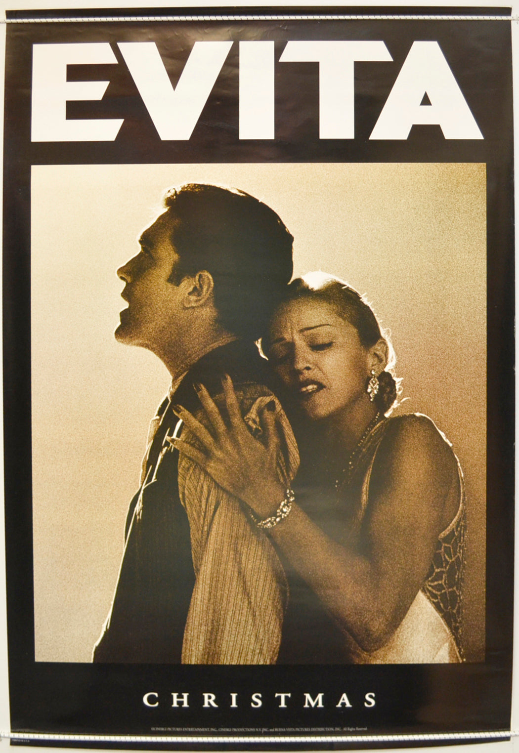 Evita (Teaser / Advance Version) Original One Sheet Poster - Film Poster - Movie Poster