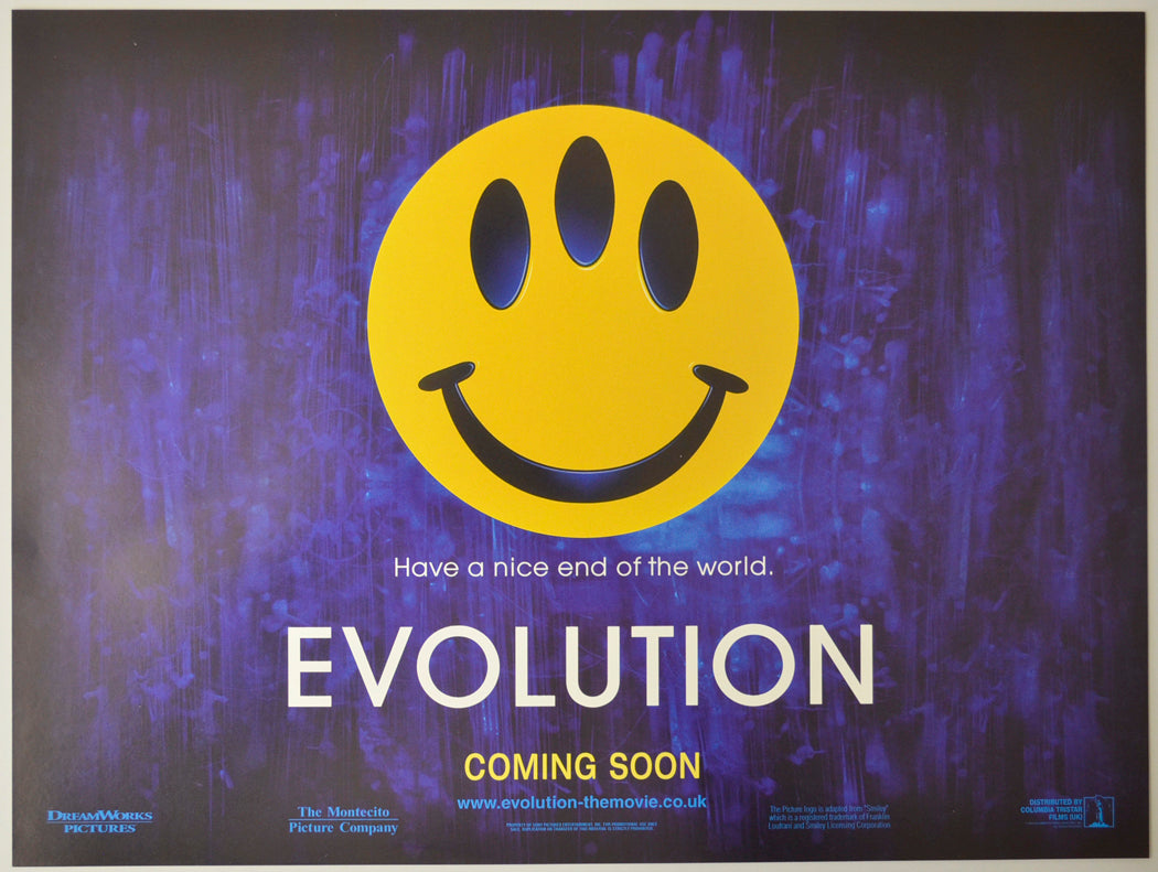 Evolution (Teaser / Advance Version) Original Mini Quad Poster - Film Poster - Movie Poster