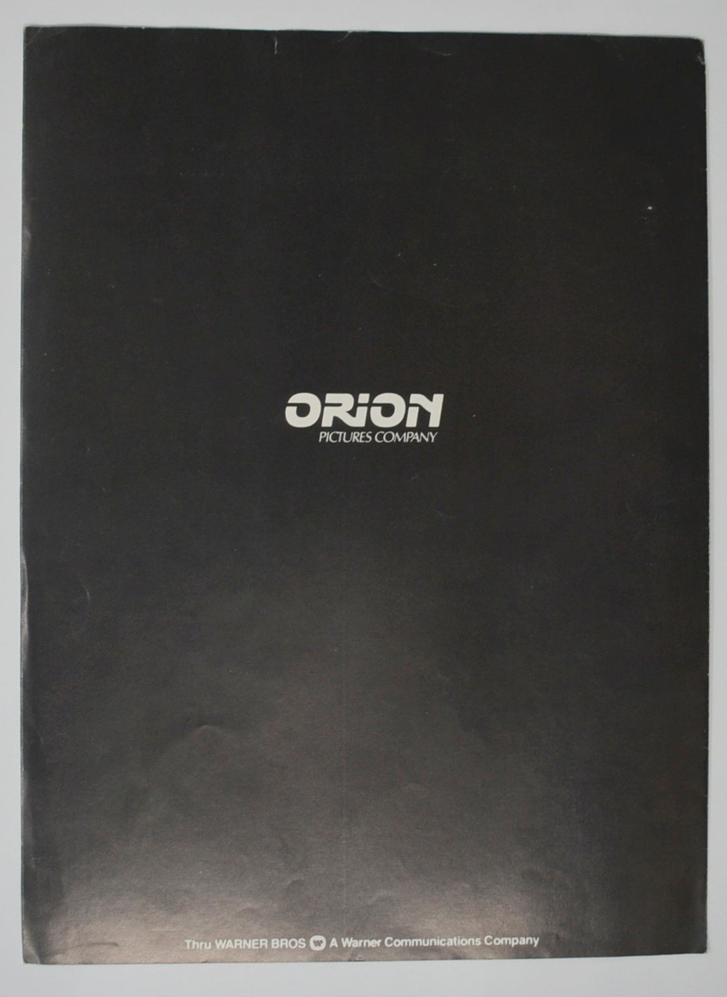 EXCALIBUR Cinema Exhibitors Press Synopsis Credits Booklet - BACK