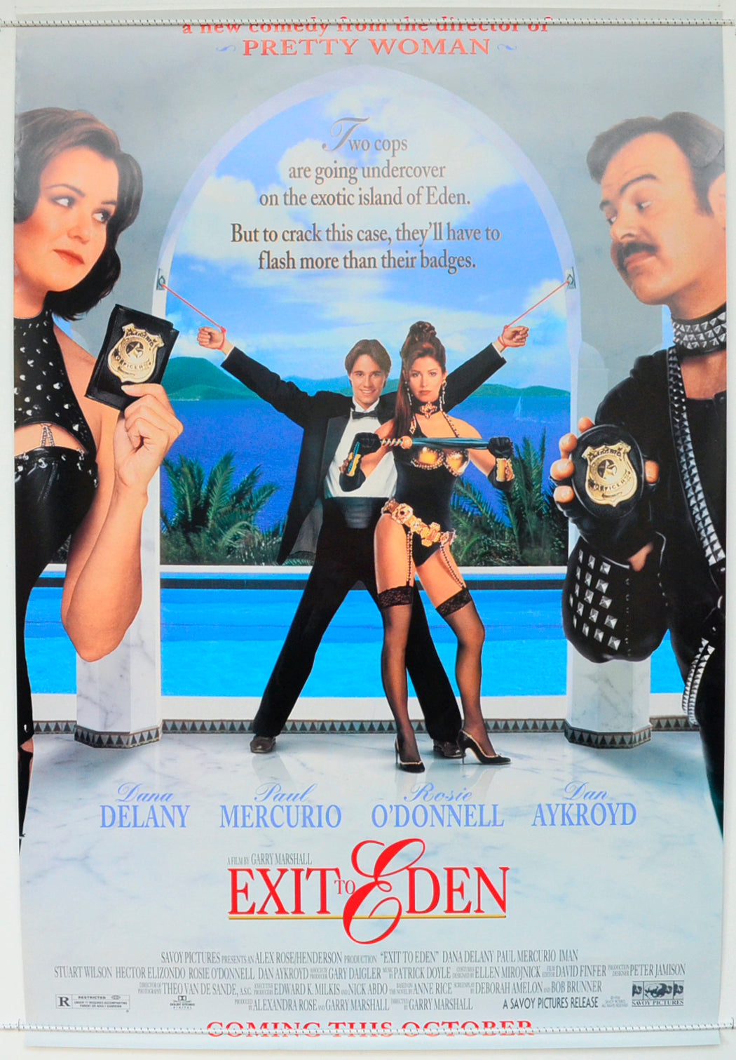 Exit To Eden Original One Sheet Poster - Film Poster - Movie Poster