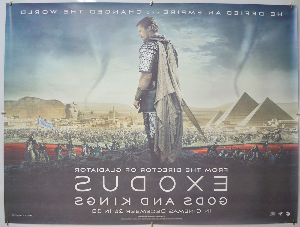 Exodus : Gods And Kings (Back) Cinema Quad Movie Poster