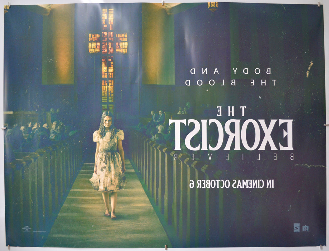 THE EXORCIST: BELIEVER (Back) Cinema Quad Movie Poster