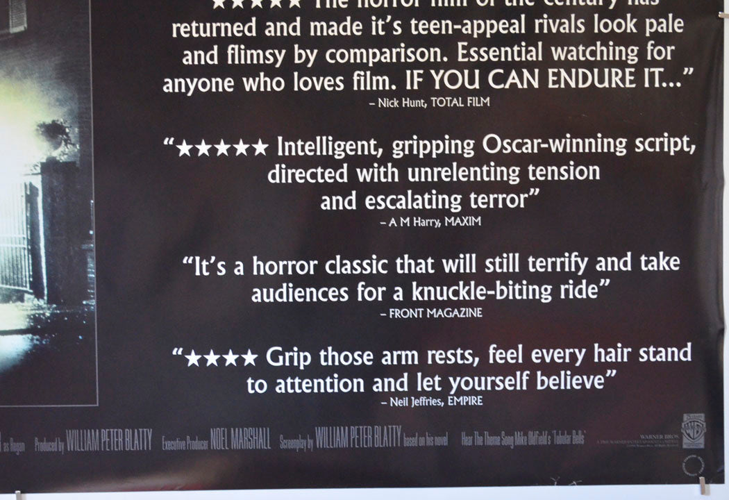 THE EXORCIST (Bottom Right) Cinema Quad Movie Poster