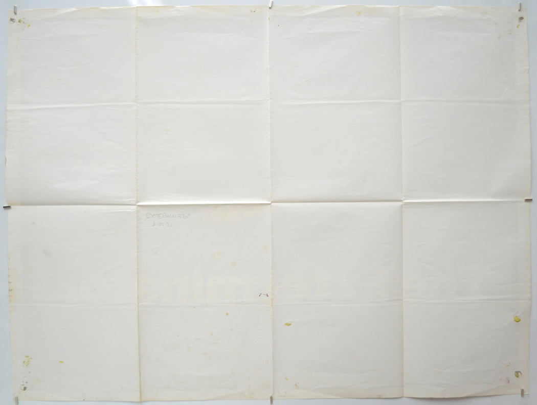 THE EXTERMINATOR (Back) Cinema Quad Movie Poster