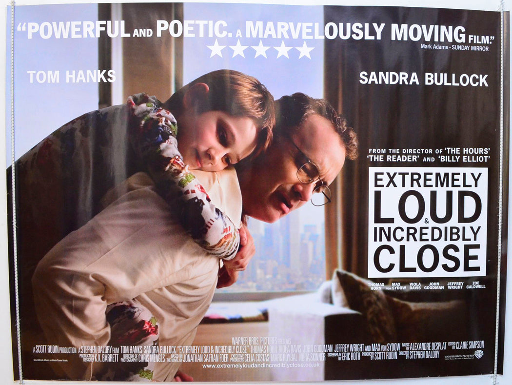 Extremely Loud And Incredibly Close Original British Quad Poster - Film Poster - Movie Poster