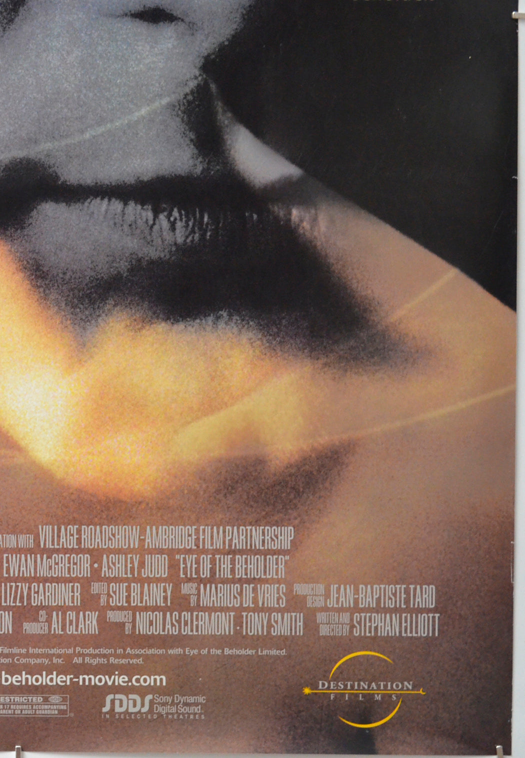 EYE OF THE BEHOLDER (Bottom Right) Cinema One Sheet Movie Poster