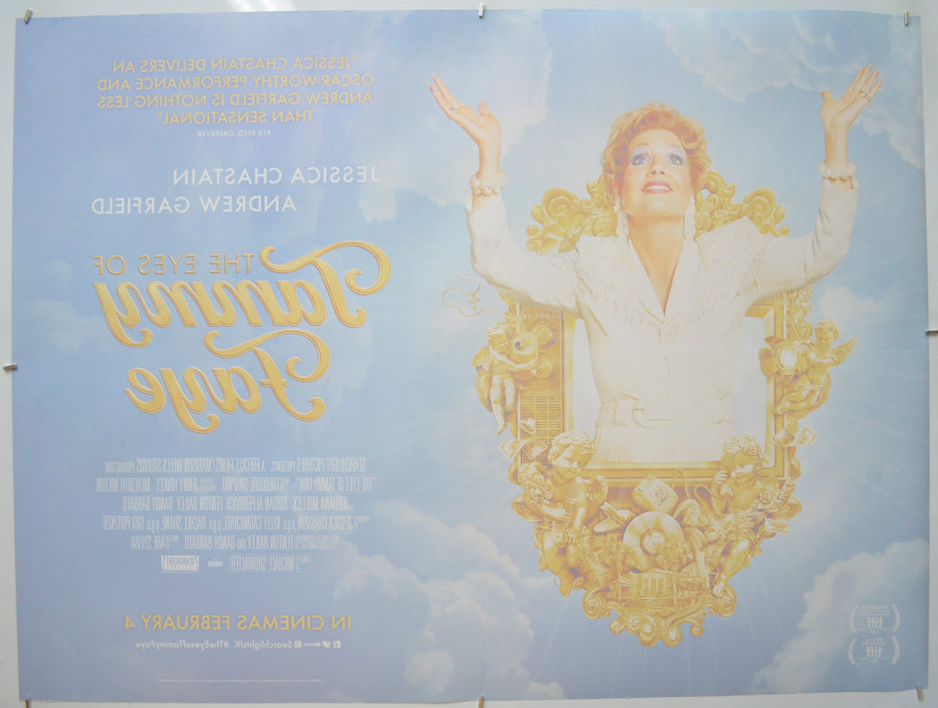 THE EYES OF TAMMY FAYE (Back) Cinema Quad Movie Poster