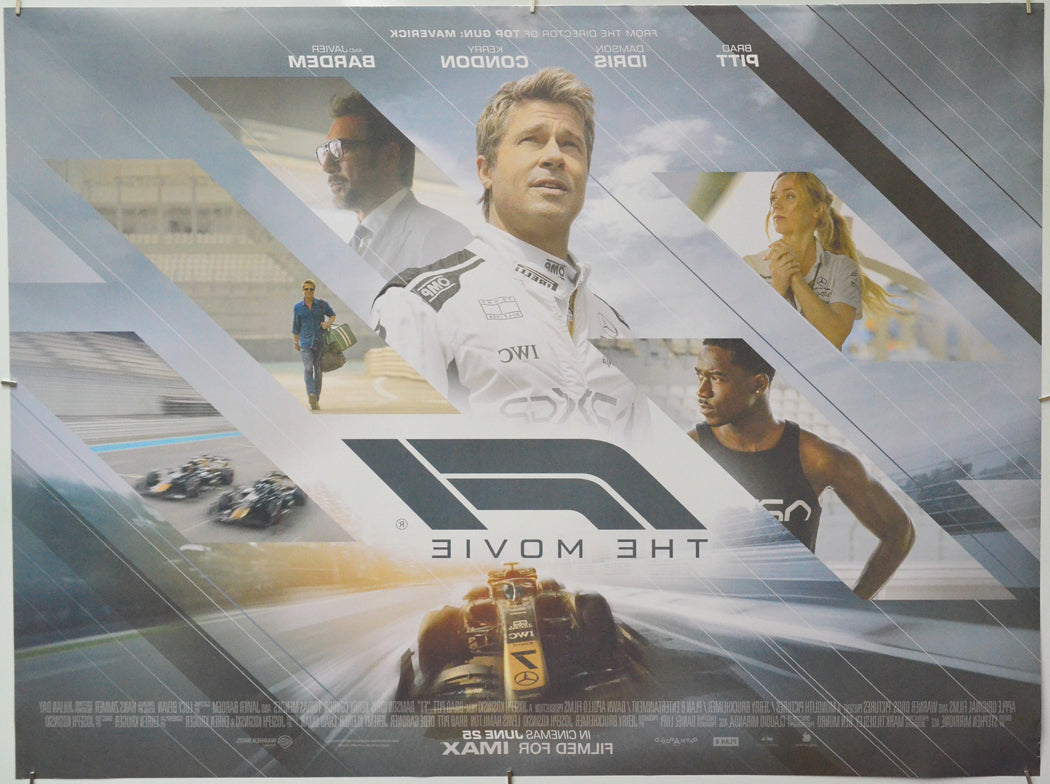 F1 The Movie (Back) Cinema Quad Movie Poster