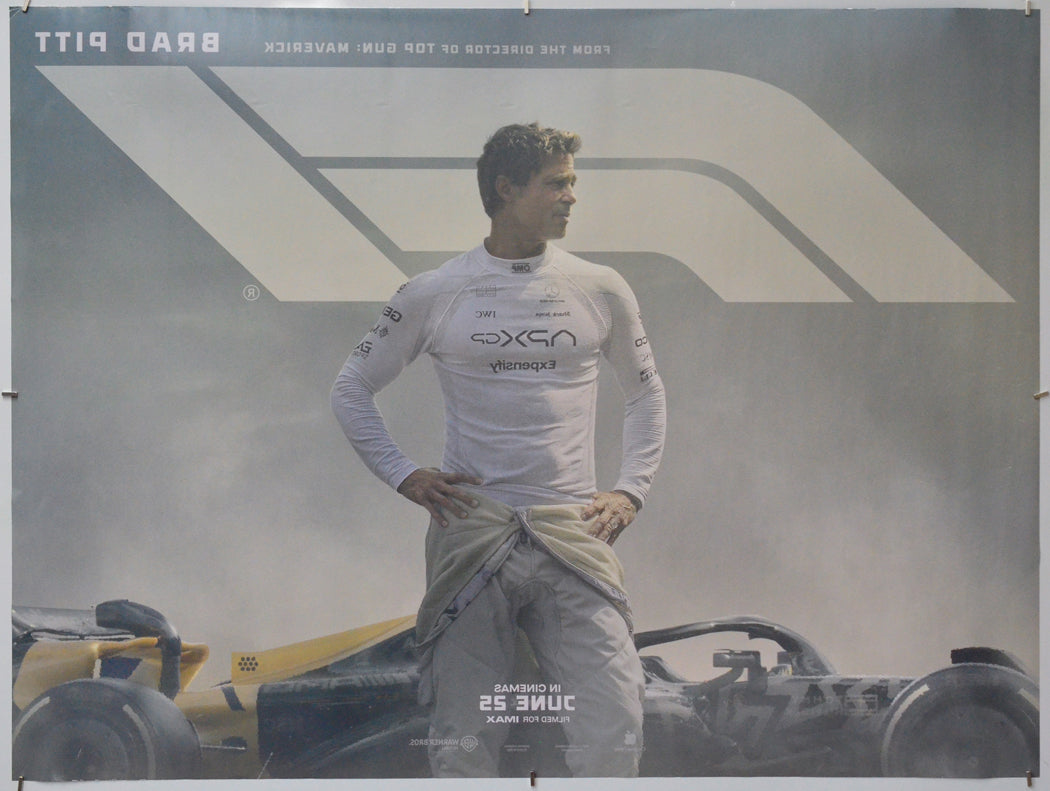 F1 The Movie (Back) Cinema Quad Movie Poster
