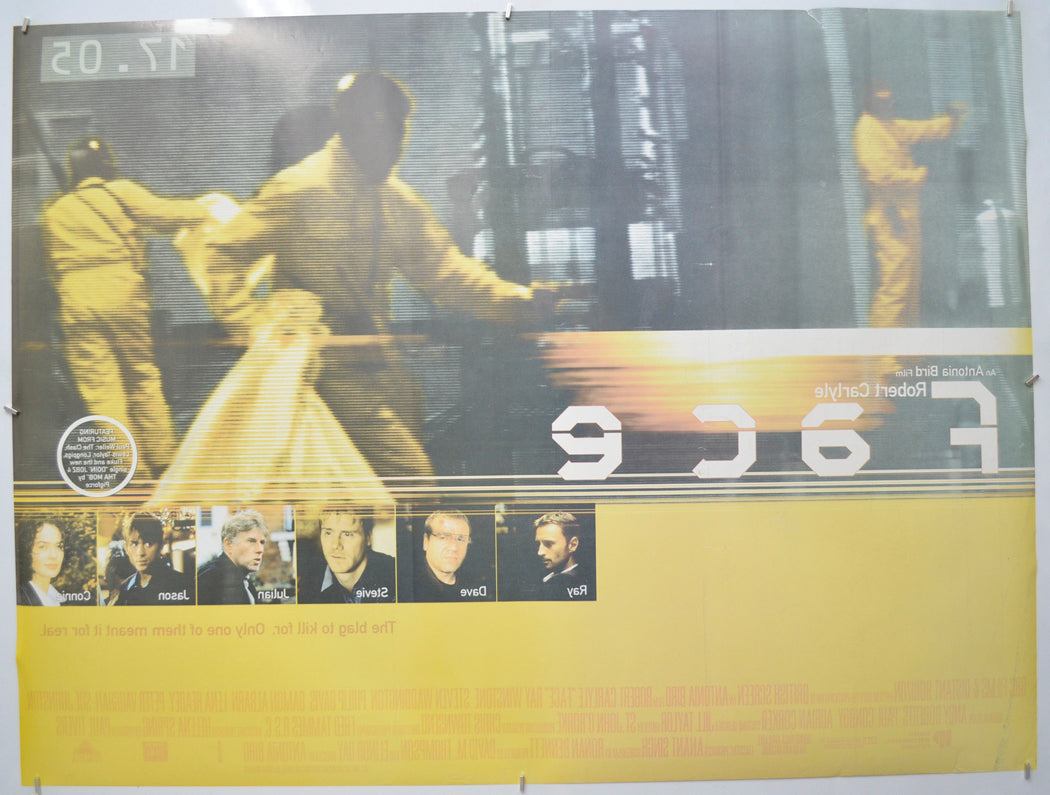 FACE (Back) Cinema Quad Movie Poster