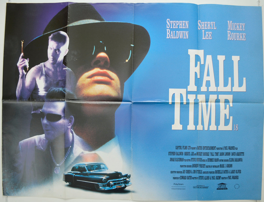 Fall Time Original Quad Poster - Film Poster - Movie Poster
