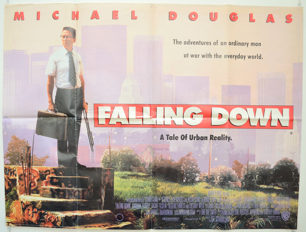 Falling Down Original British Quad Poster - Film Poster - Movie Poster