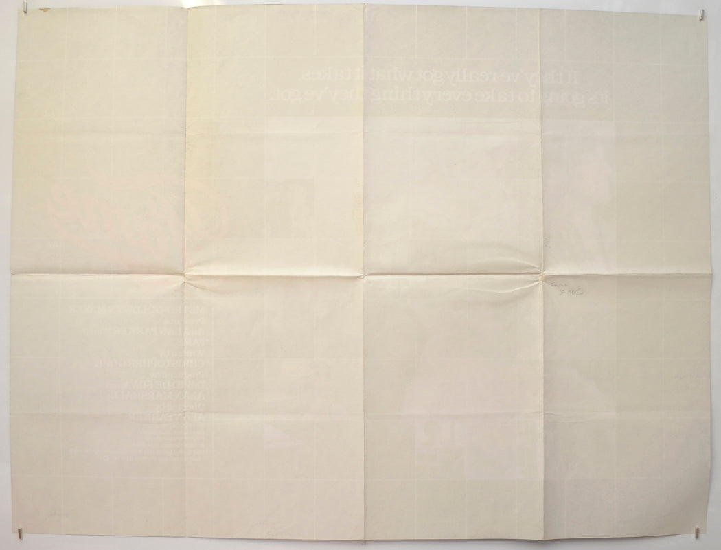 FAME (Back) Cinema Quad Movie Poster