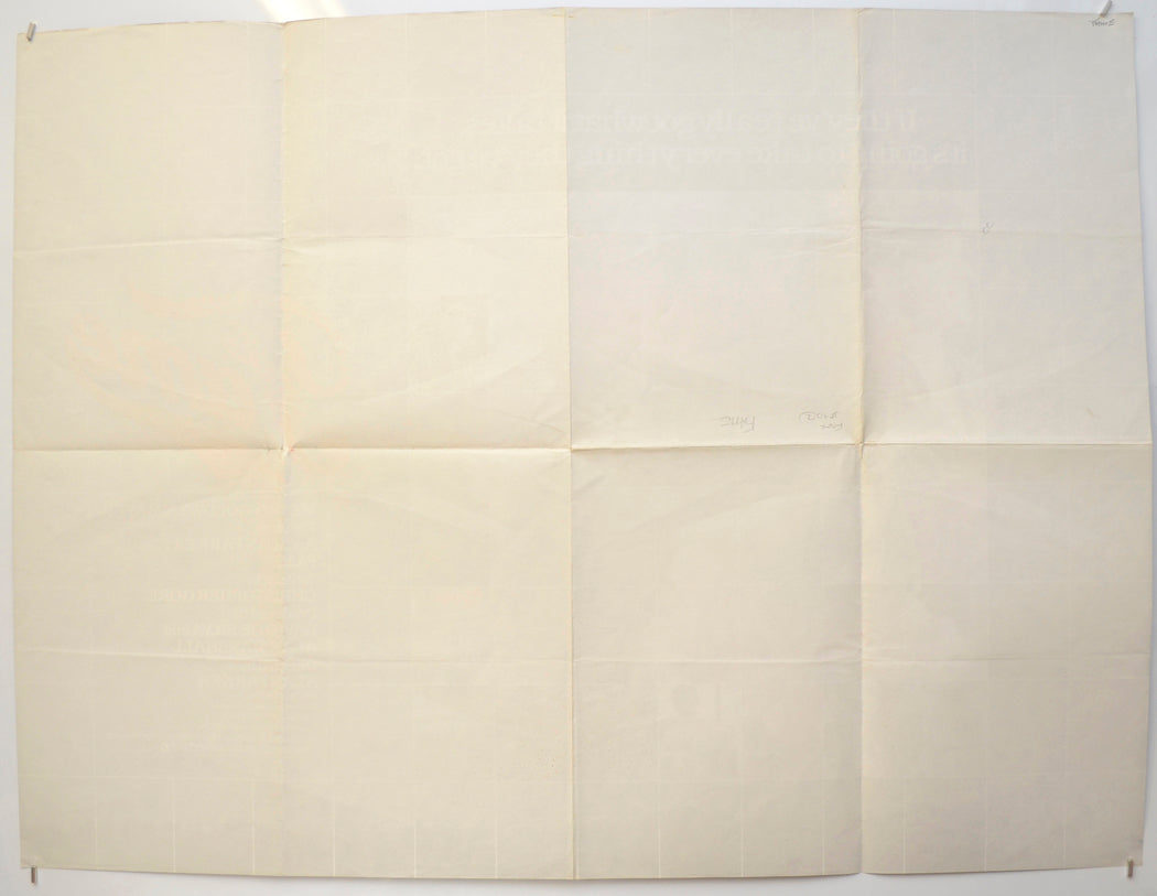 FAME (Back) Cinema Quad Movie Poster