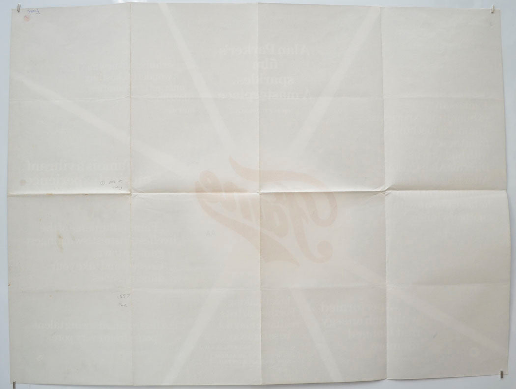 FAME (Back) Cinema Quad Movie Poster