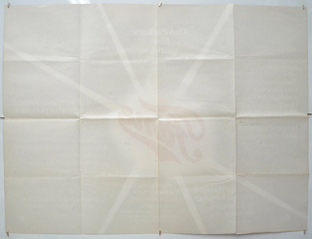 FAME (Back) Cinema Quad Movie Poster