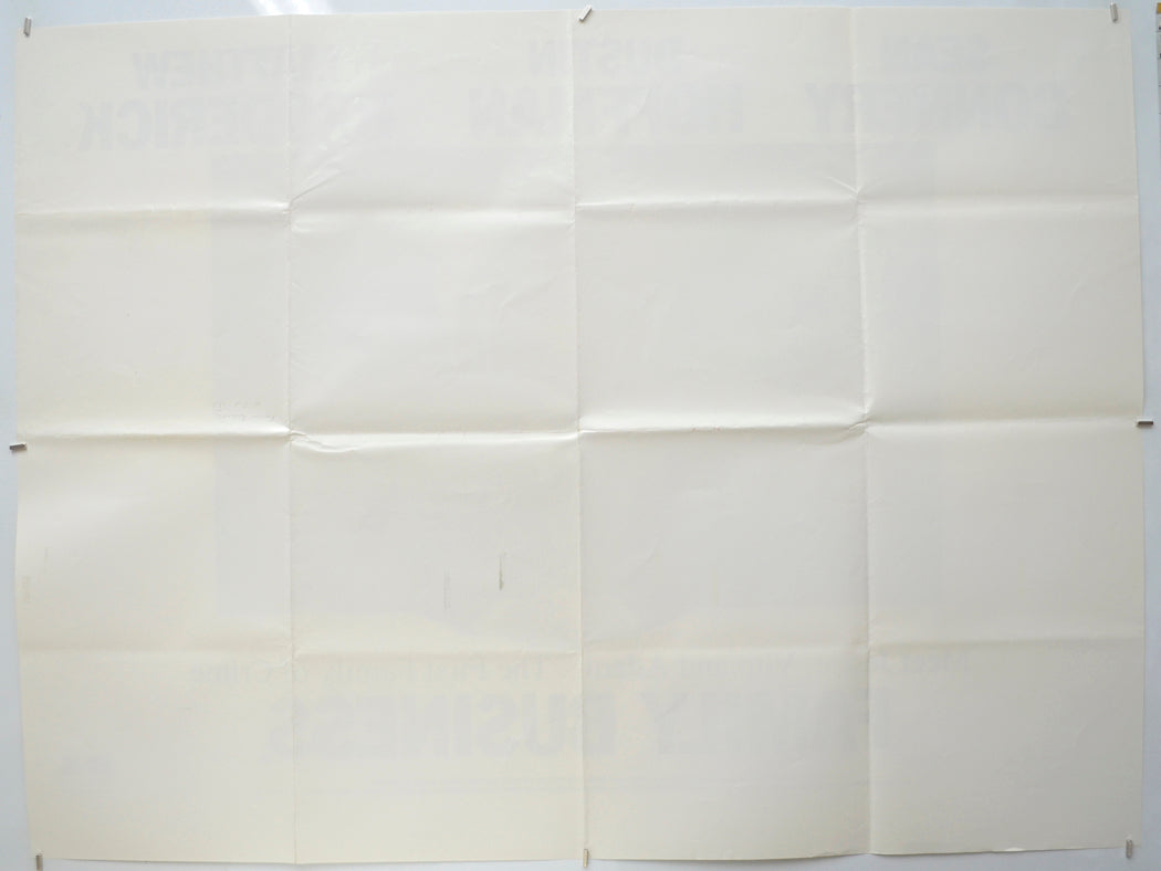 FAMILY BUSINESS (Back) Cinema Quad Movie Poster