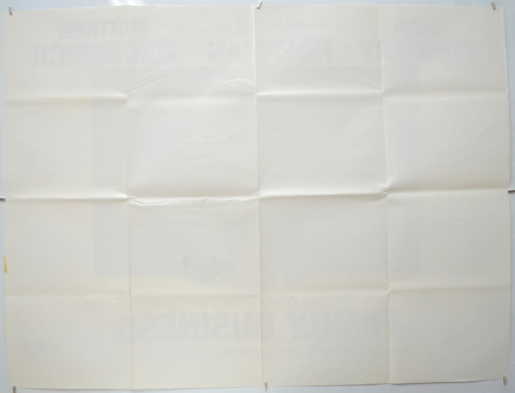 FAMILY BUSINESS (Back) Cinema Quad Movie Poster