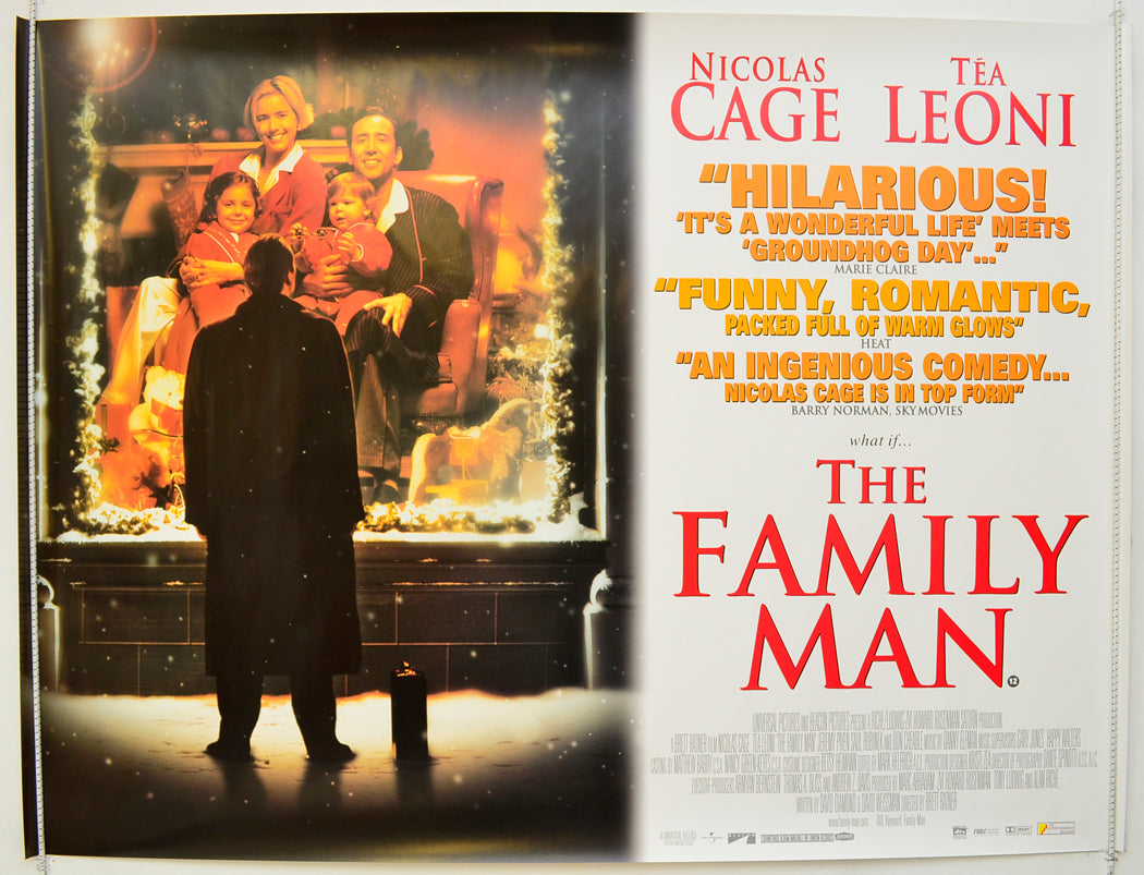 The Family Man Original Quad Poster - Film Poster - Movie Poster