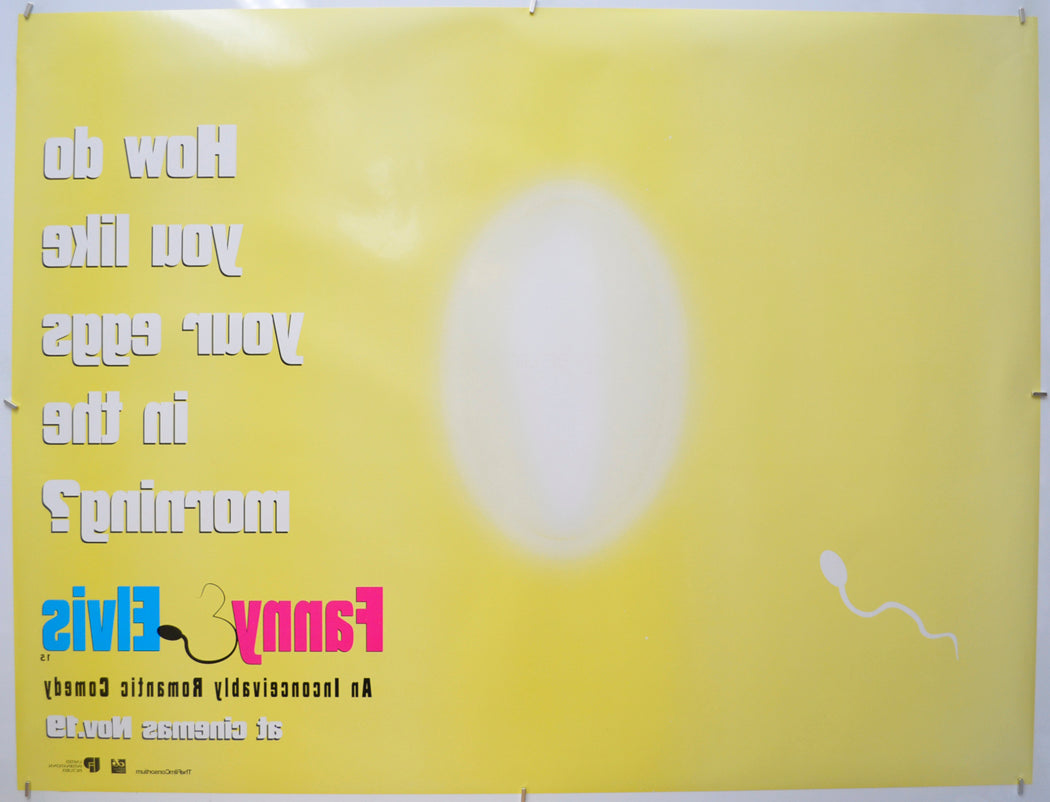 FANNY AND ELVIS (Back) Cinema Quad Movie Poster