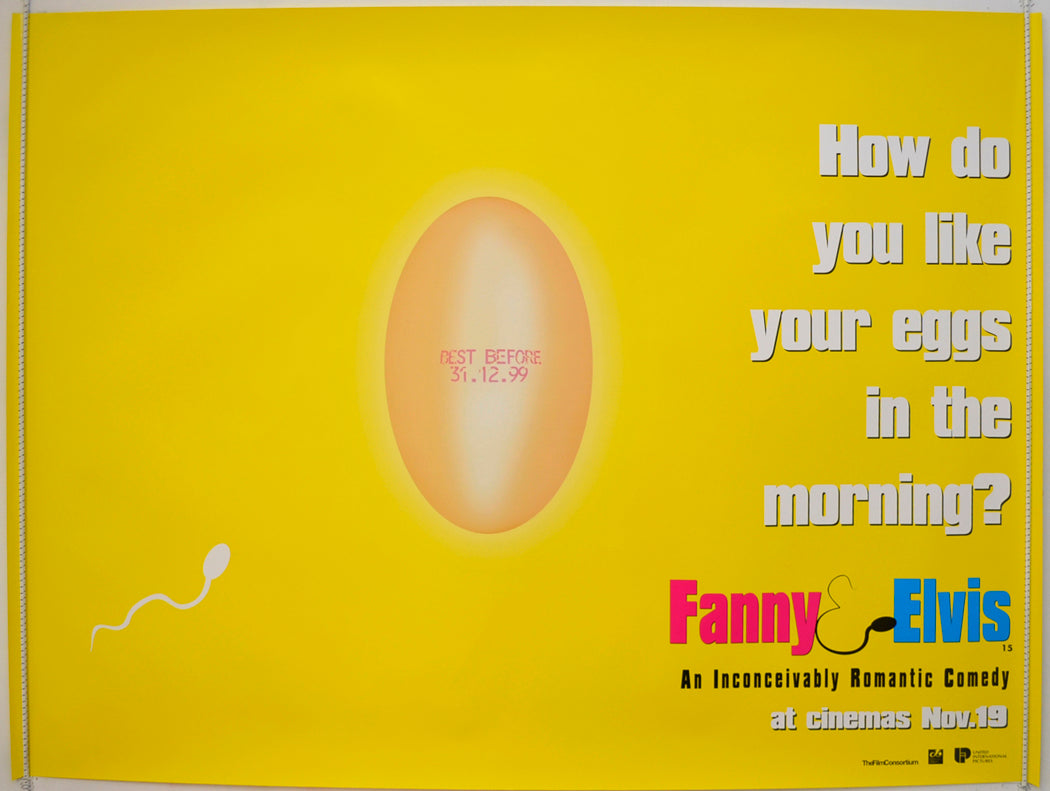 Fanny And Elvis (Teaser / Advance Version) Original Quad Poster - Film Poster - Movie Poster