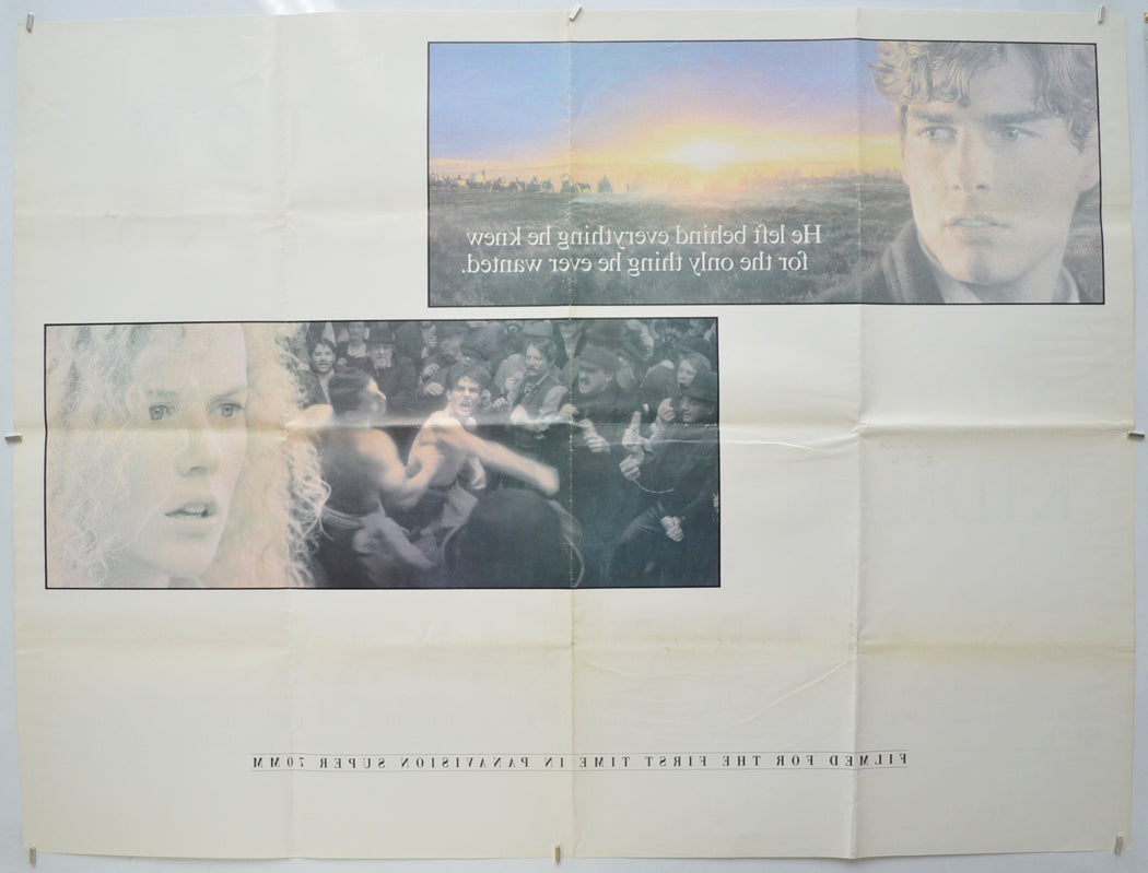 FAR AND AWAY (Back) Cinema Quad Movie Poster