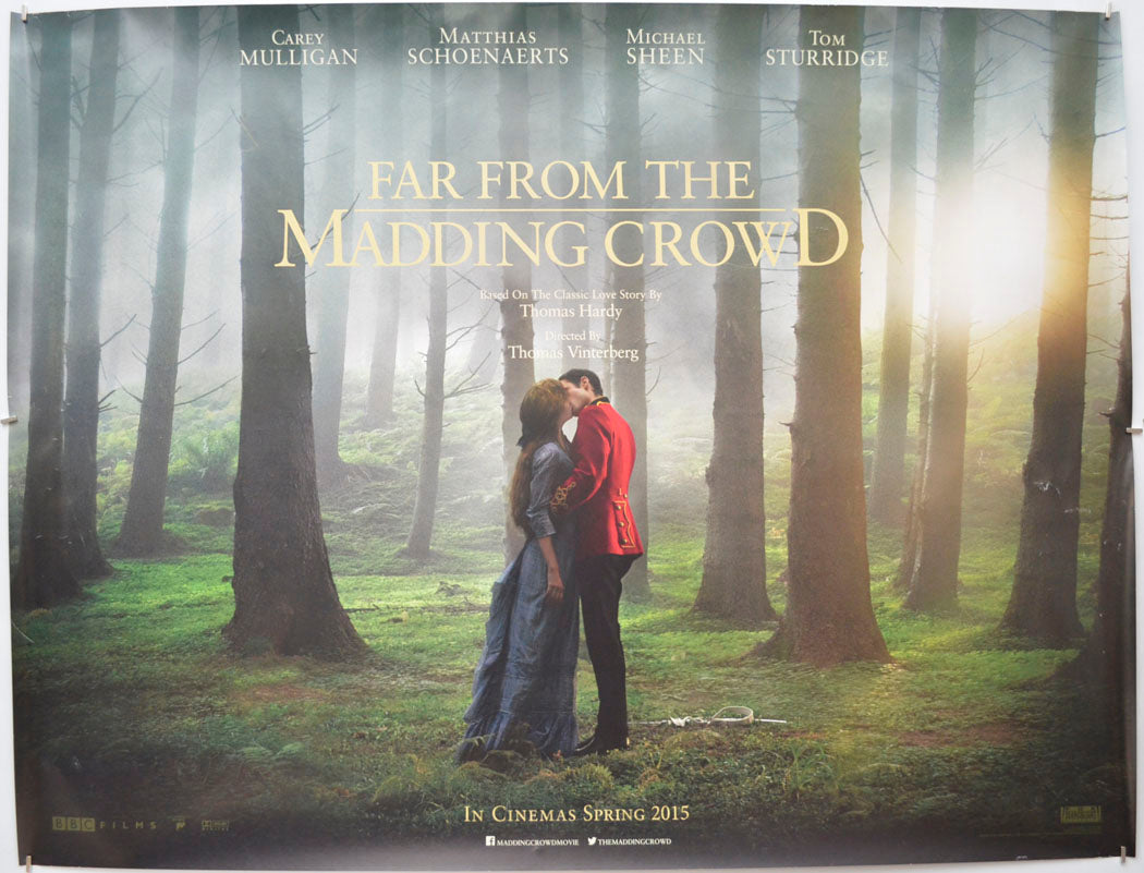 Far From The Madding Crowd (Teaser / Advance Version) Original Quad Poster - Film Poster - Movie Poster