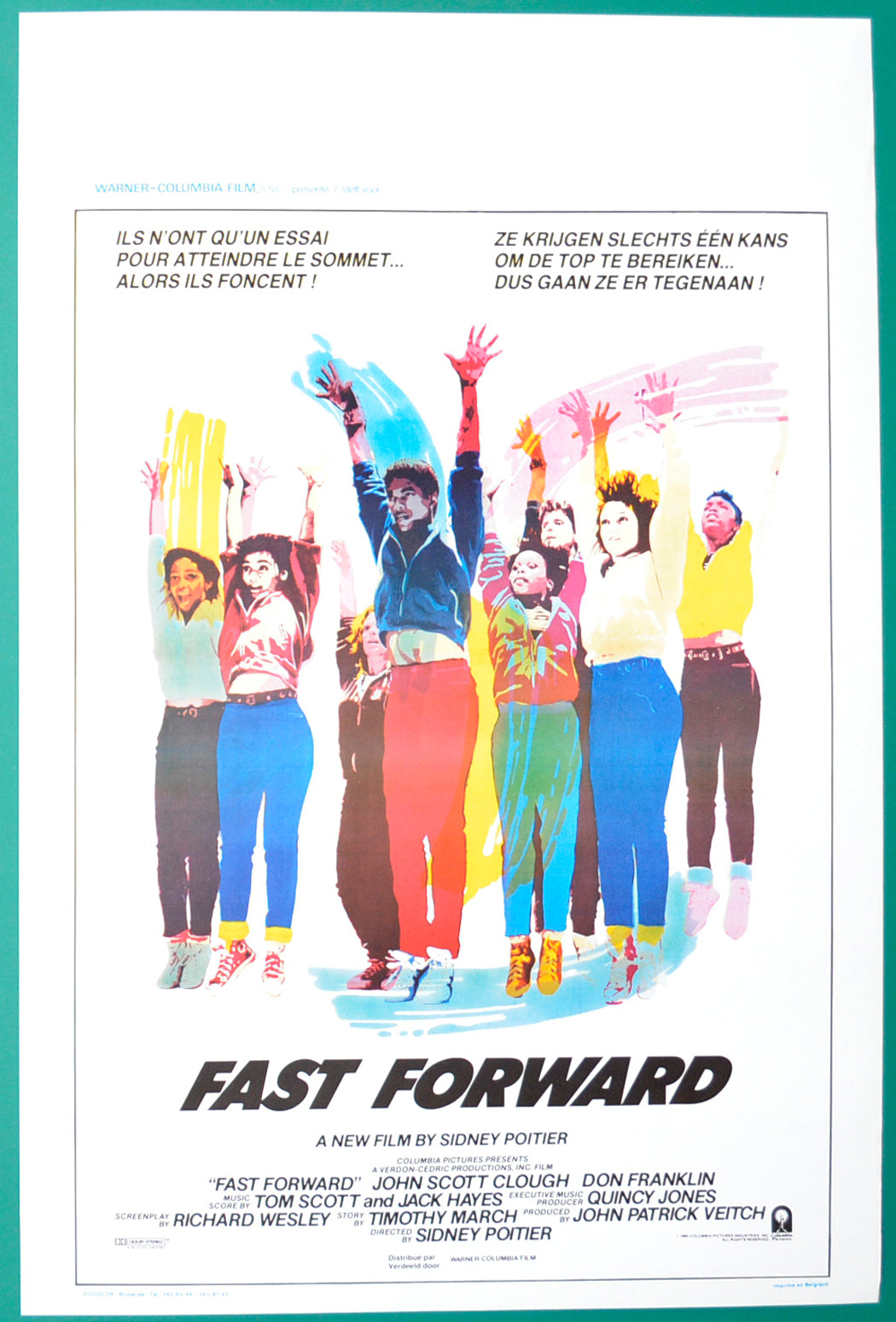 Fast Forward Original Belgian Poster - Film Poster - Movie Poster