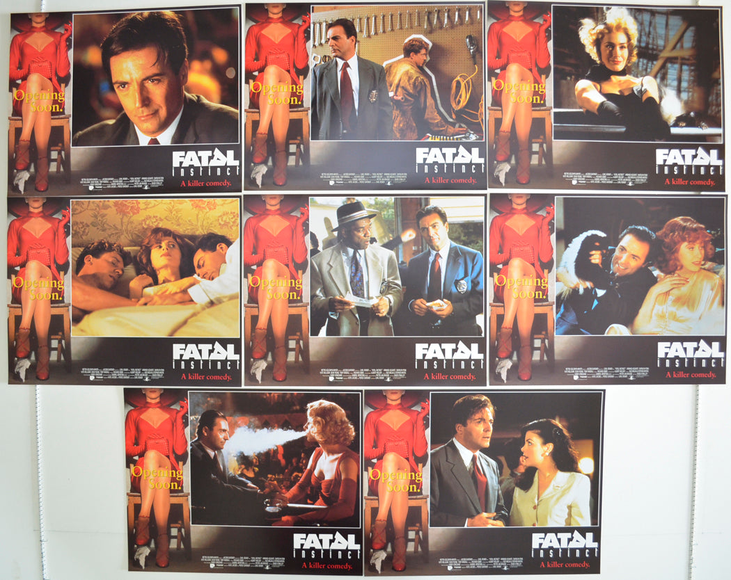 Fatal Instinct Set of 8 Original Cinema Lobby Cards
