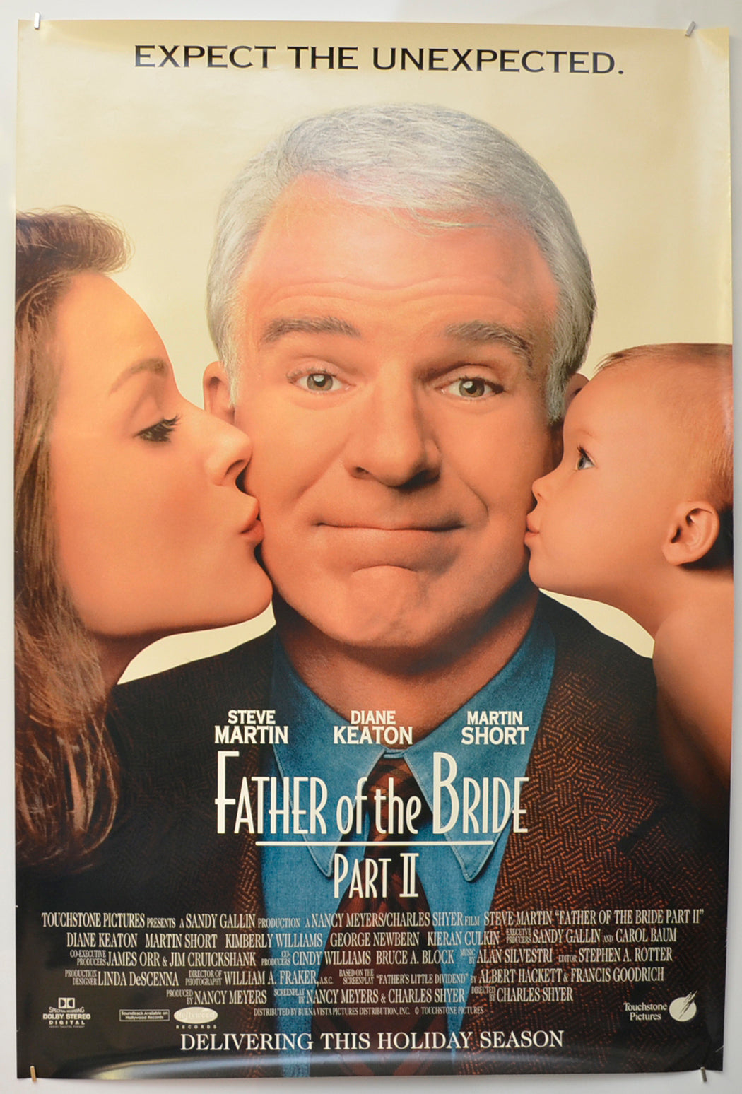 Father Of The Bride Part II Original One Sheet Poster - Film Poster - Movie Poster