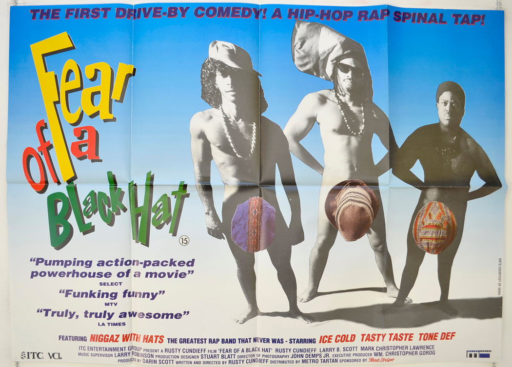 Fear Of A Black Hat Original Quad Poster - Film Poster - Movie Poster