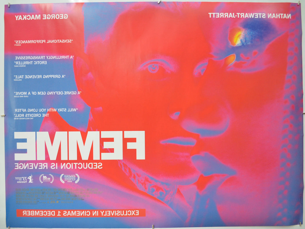 FEMME (Back) Cinema Quad Movie Poster