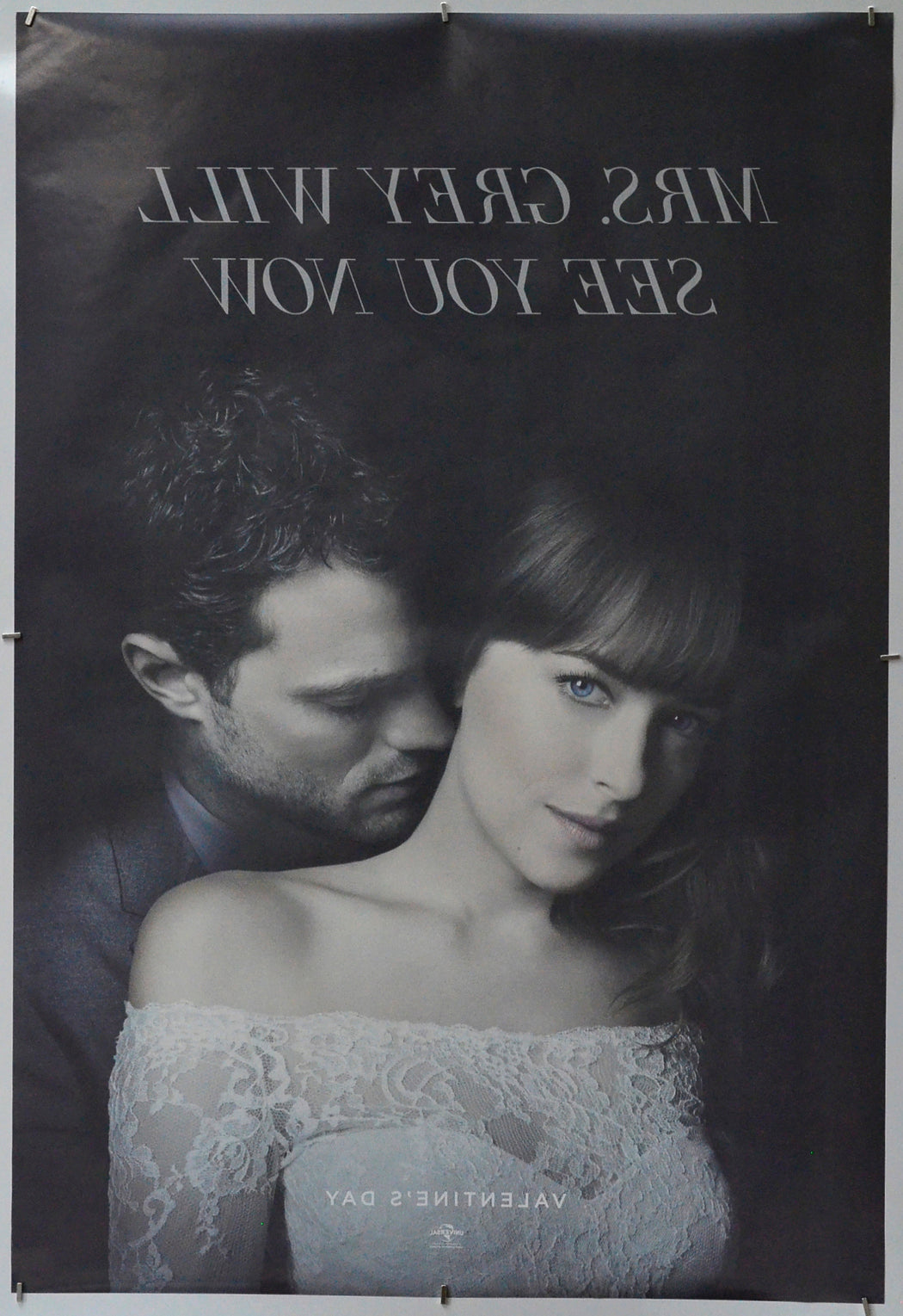 Fifty Shades Freed (Back) Cinema One Sheet Movie Poster