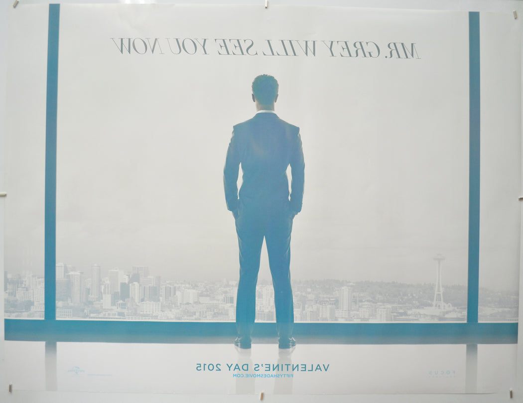 FIFTY SHADES OF GREY (Back) Cinema Quad Movie Poster